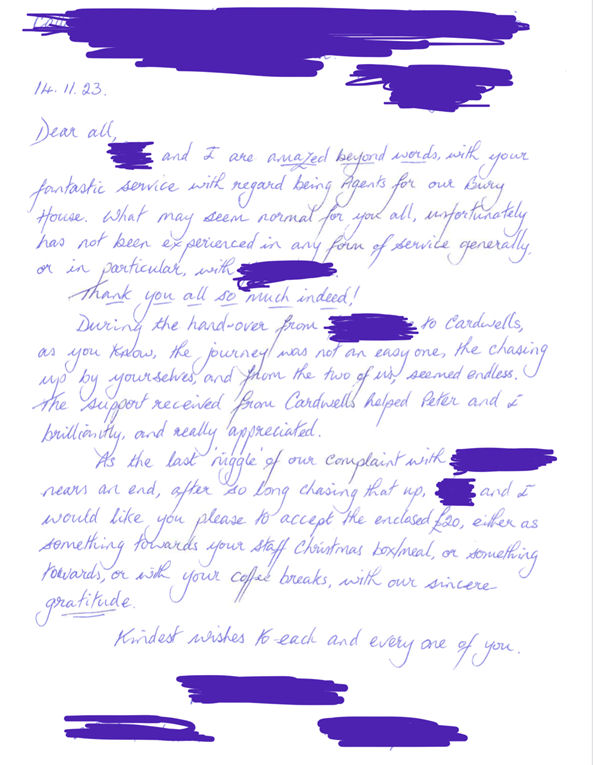 Clients Letter