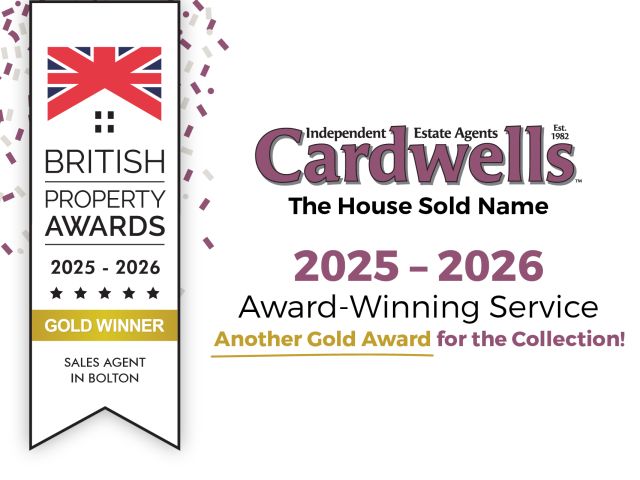 cardwells estate agents bolton british property awards 2025 2026 gold winner new